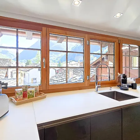 아파트 Alpine Design-wohnung Mit Freistehender Badewanne In *