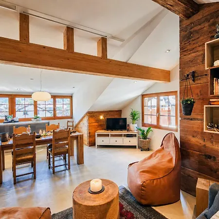 Lägenhet Historisches Alpen-chalet Mit Badewanne Im Saastal *
